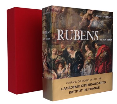 Lot 107 - Kunst: R. Avermaete – Rubens et son temps. Édition de luxe in roodlinnen schuifdoos
