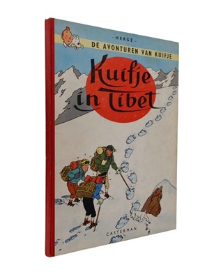 Lot 201 - Strips - Kuifje in Tibet, Hergé. 1e Nederlandse Druk 1960