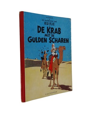 Lot 197 - Strips - De avonturen van Kuifje: De krab met de gulden scharen, Hergé. 1e Nederlandse druk 1947