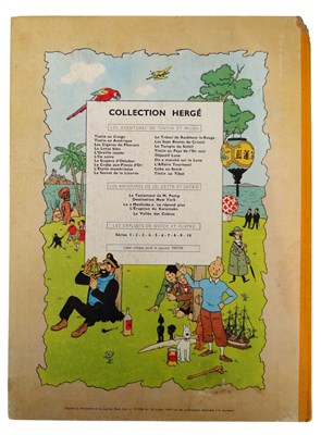 Lot 203 - Strips - Les Aventures de Tintin: Au pays de l’or Noir, Hergé. 1e druk 1950