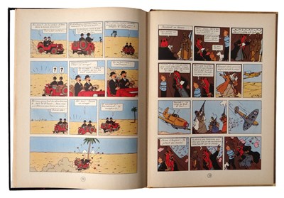 Lot 203 - Strips - Les Aventures de Tintin: Au pays de l’or Noir, Hergé. 1e druk 1950