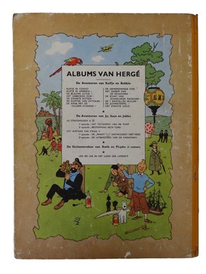 Lot 202 - Strips - Kuifje: De schat van de Scharlaken Rackham, Hergé. 1e Nederlandse druk 1947