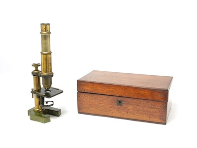Lot 101 - A Constant Verick, 'Mòdele No. 7' Microscope, circa 1880.