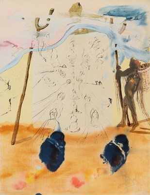 Lot 299 - Salvador Dalí (1904–1989) - Moïse et le Monothéisme (compleet portfolio) 1974