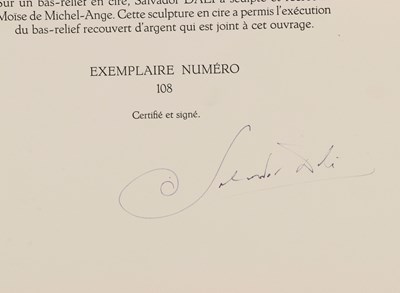 Lot 299 - Salvador Dalí (1904–1989) - Moïse et le Monothéisme (compleet portfolio) 1974