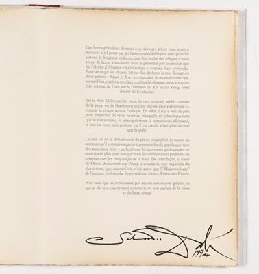 Lot 299 - Salvador Dalí (1904–1989) - Moïse et le Monothéisme (compleet portfolio) 1974