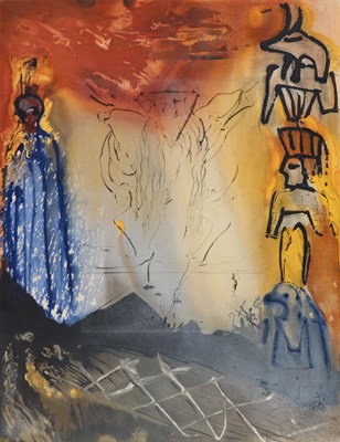 Lot 299 - Salvador Dalí (1904–1989) - Moïse et le Monothéisme (compleet portfolio) 1974