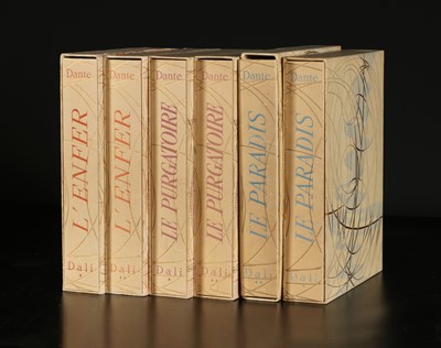 Lot 303 - Salvador Dali (1904-1989) - Dante Alighieri - La Divine Comédie 6 volumes (1959-1963)