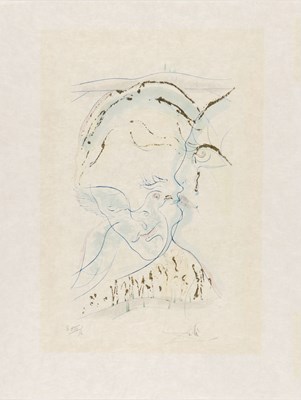 Lot 312 - Salvador Dalí (1904–1989), The Dove-like Eyes of the Bride. 1970