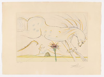 Lot 308 - Salvador Dalí (1904–1989), Bestiaire de La Fontaine Dalinisé. 1974