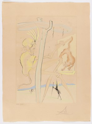 Lot 309 - Salvador Dalí (1904–1989), Bestiaire de La Fontaine Dalinisé. 1974