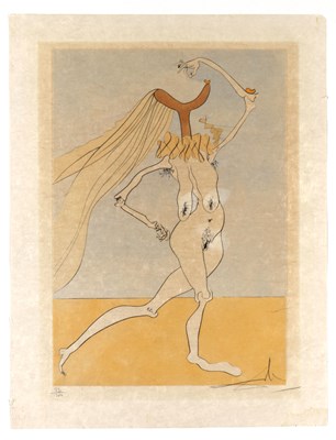 Lot 313 - Salvador Dalí (1904–1989), Visions de Quevedo 6 etsen 1975