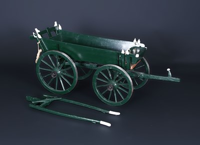 Lot 71 - Houten miniatuur van een Staphorster hooiwagen, 'model 1850'