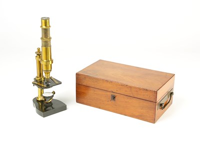 Lot 109 - A French Compound Monocular Microscope, by Nachet & Fils (1853-1967)