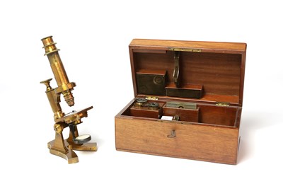 Lot 112 - A Franz Schmidt & Haensch, Compound Microscope, circa 1870