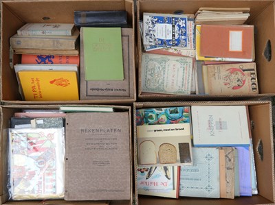 Lot 350 - Koop boeken in 4 dozen