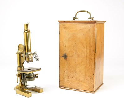 Lot 119 - An E. Leitz Compound Microscope, Germany, made 1892.
