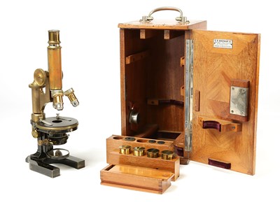 Lot 123 - An Ernst Leitz Polarizing Microscope, ca. 1902