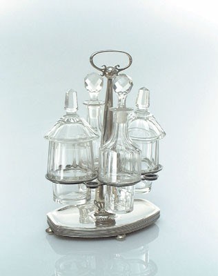 Lot 1524 - Zilveren zuurstelhouder