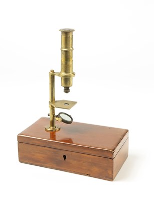 Lot 147 - A Brass Botanist Filed Microscope, Mid. 19th Century