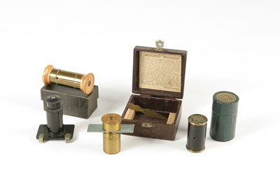 Lot 156 - A Lot of Various Pocket Microscopes, 20th century.