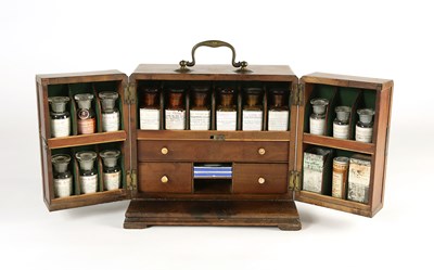 Lot 189 - A French Traveling Apothecary Chest, 19th Century.