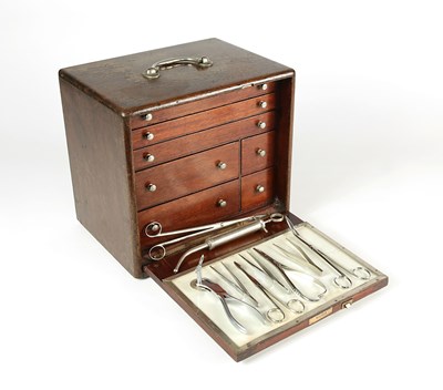 Lot 190 - A Ships Surgeons Traveling Cabinet, Ca. 1900.