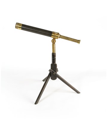 Lot 210 - A Vinot Brass and Leather Bound Telescope, Ca 1900