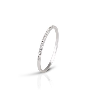 Lot 301 - White Gold Ring with Diamonds