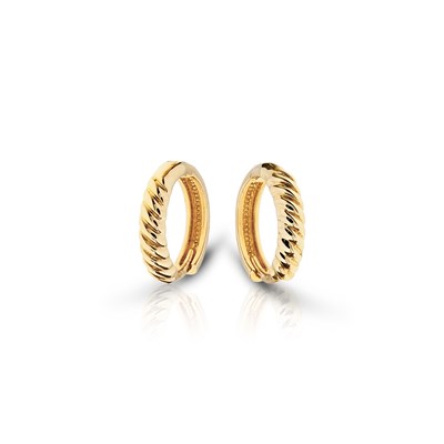Lot 326 - Pair of Gold Earrings