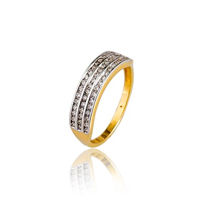 Lot 329 - Gold Eternity Ring set with Diamonds