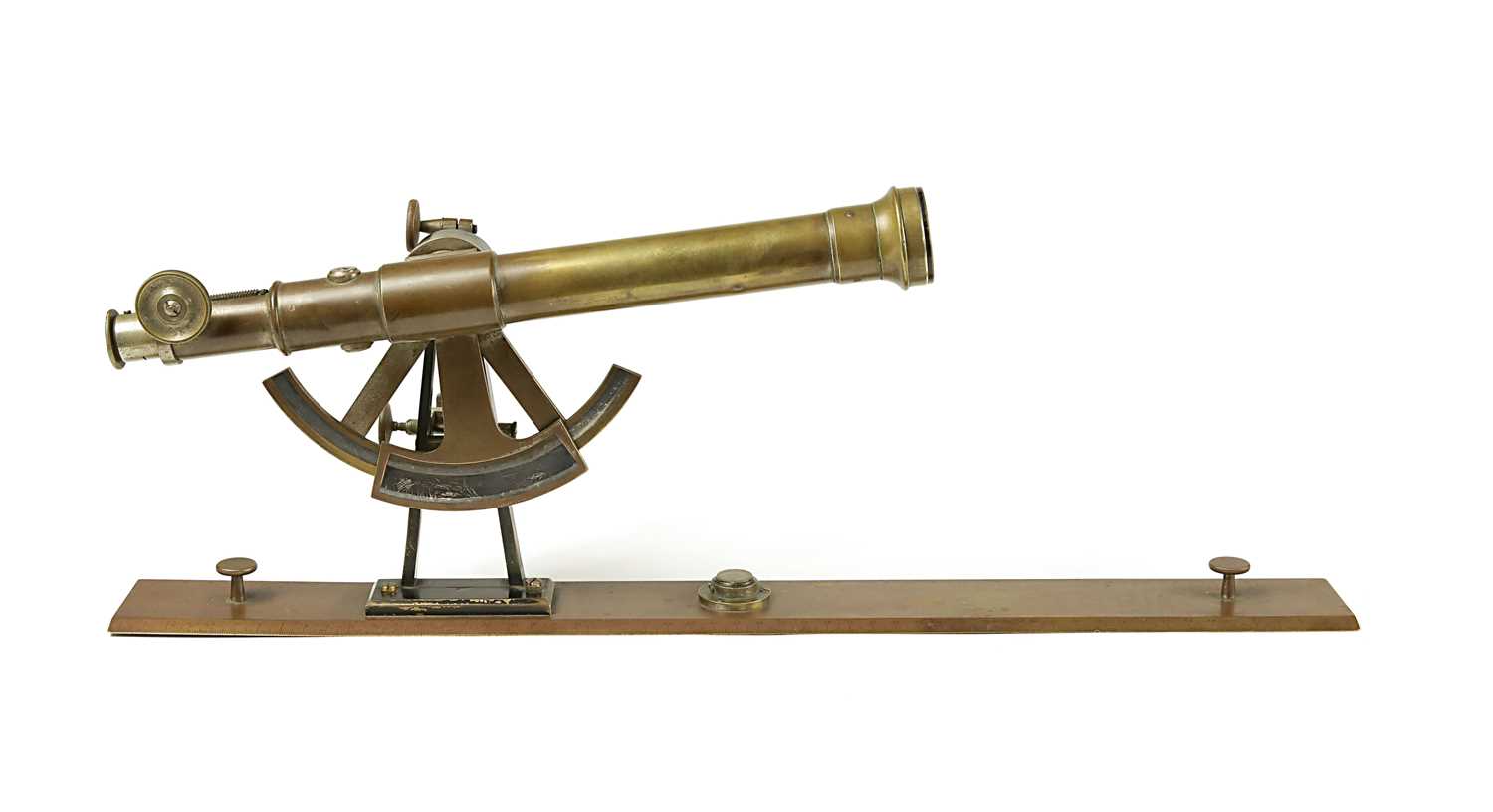 Lot 5 - A French Brass Telescoped Diopter, circa 1900