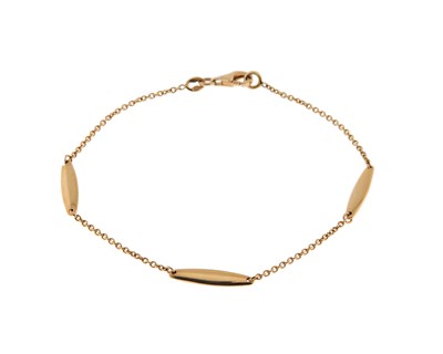 Lot 2 - 14K Gold ‘Rods’ Bracelet