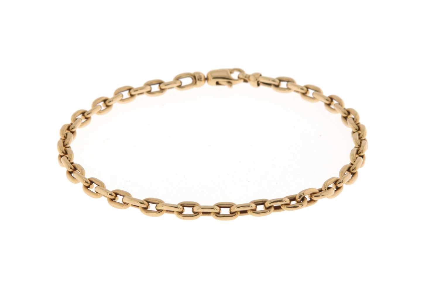 Lot 684 - Gold link Bracelet