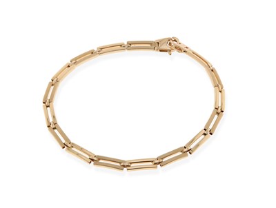 Lot 690 - Gold Link Chain Bracelet