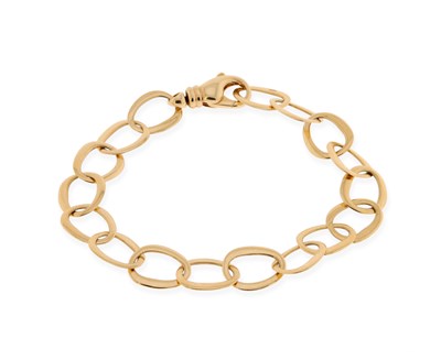 Lot 469 - 14K Gold Link Bracelet