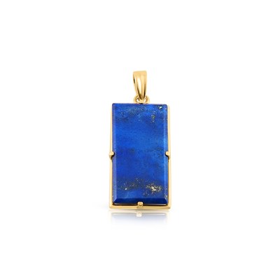 Lot 818 - A Lapis Lazuli Pendant