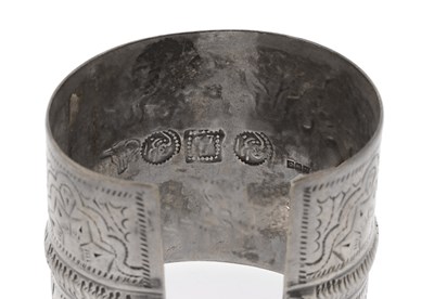 Lot 168 - A Silver Cuff Bracelet