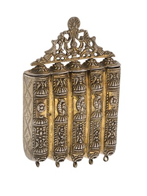 Lot 107 - Ottoman Gilt Silver Amulet Holder