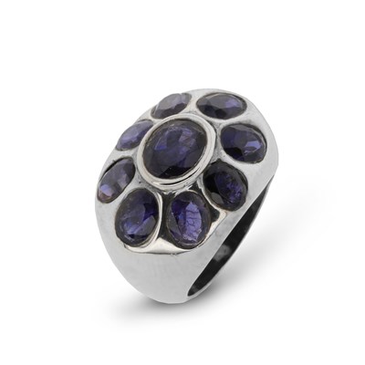 Lot 265 - Indian Silver Ring with Topas