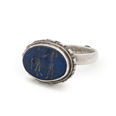 Lot 173 - Afghan Silver Signet Ring