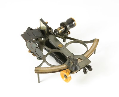 Lot 43 - A Naval Sextant by Henry Hughes & Son, Ca. 1938