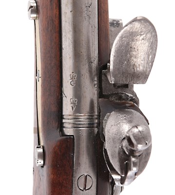 Lot 18 - British Cavalry Flintlock Pistol for East India Company, ca. 1804.