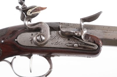 Lot 24 - Short French Flintlock Pistol, ca. 1810.