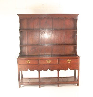 Lot 5794 - Eikenhouten tinbuffet