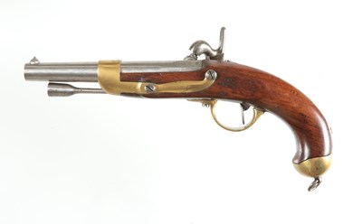 Lot 29 - French Cavalry Percussion Pistol, M1857