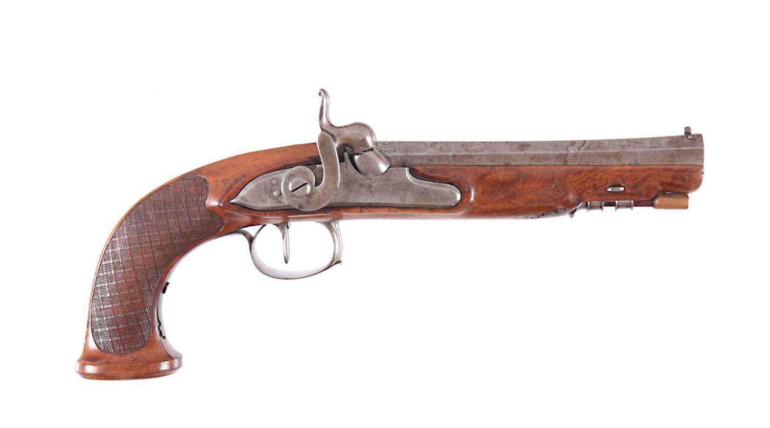 Lot 30 - A French Percussion Pistol, circa 1840