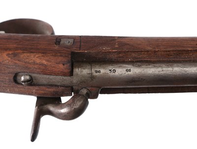 Lot 36 - A Belgium Militairy Percussion Rifle, circa 1830