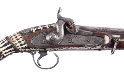 Lot 38 - A Georgian Percussion Rifle, ca. 1850