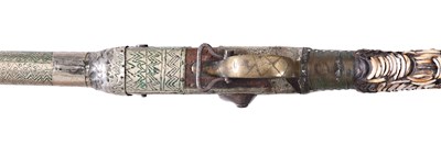 Lot 39 - A Saudi Jezail Percussion Rifle, ca. 1890